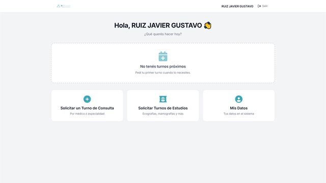 Pantalla de turnos online: el portal del paciente